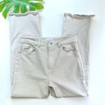 Loft High Rise Straight Leg Jeans in Off White - 29 | 8 Photo 5