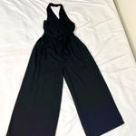 Anthropologie Black Halter Jumpsuit Photo 0
