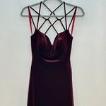 La Femme 24317 Velvet Sweetheart Neck Strappy Back Gown Photo 3