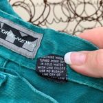 Vintage 90s New York News teal high rise taper jeans Green Size 6 Photo 7