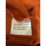 Rehab Orange Studded Fishnet Jeweled Skinny Mid Rise Trousers Leggings Pants L Photo 6