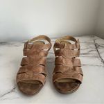 Naturalizer  Brown Strappy Heeled Sandals Open Toe Block Heel Size 6 Photo 1