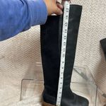 Lucky Brand  Tilaree Womens Black Leather Suede Slip On Tall Boots Size 6.5 Photo 7