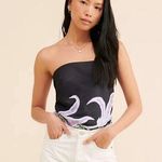 Free People BNWT  spellbound body suit size Small black combo Photo 0