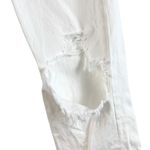 AGOLDE  90's Mid Rise Loose Fit Straight Leg Distressed Denim Jean White Vanish Photo 10