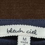 Bleuh Ciel  Blue Lace/Cream Nylon Midi Sleeveless Dress SZ M Zipper in Back Photo 7