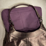 Coach Soho Lynn Hobo bag in metallic bronze leather with silver-tone hardware Photo 6