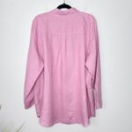 Boden Connie Pink 100% Linen Long Sleeve Button Down‎ Shirt US 20/22 UK 22L Size 20W Photo 4
