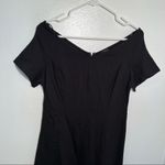 Ann Taylor  A-Line Dress Black V-Neck Photo 2