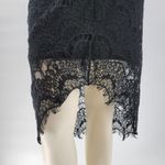 Intimately Free People Lace Slip Dress Womens Medium Black Sexy Sheer Bodycon Photo 13