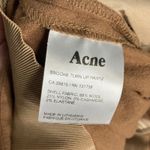 Acne Studios Acne Brooke turn up slim trousers women size 38 6 wool cashmere  caramel colored Photo 7