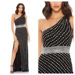 Mac Duggal 9107 Prom Long One Shoulder Column Gown Size 6 Sold out Photo 3