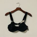 Victoria's Secret Victoria’s Secret Swim Black Beach Bra Size 36B/B80 Underwired with Wide Straps Photo 1