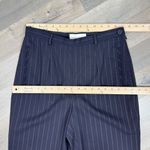 Casual Corner Pinstripe Cuff Hem Trouser Dress Pants Black 10 Photo 9