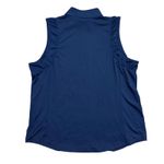 Lady Hagen  Women's XXL Navy Blue Sleeveless Quarter Zip Ruffle Golf Tank Top Photo 3