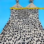 Lucy Paris  Chic Black and Cream Strappy Dress Size Medium Photo 13