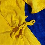 Old Navy Waist-Defined Bell-Sleeve Faux-Wrap Dress Photo 4