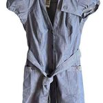 G by Guess  belted denim pinstripe mini dress Photo 9