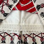 Anthropologie We Love Vera Red, White Blue Flagged Themed Skirt Red Size 6 Photo 3