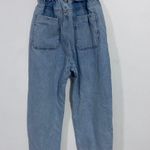 ZARA High-Waisted Paperbag Baggy Jeans Photo 6