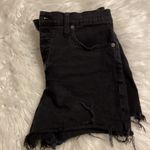 Madewell  High Rise Shorts size 30 excellent condition color black jeans Photo 7
