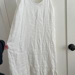 Terzo Millennio white Linen Dress Size M Photo 0