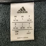 Adidas  Women’s Size Large Black Fleece Hoodie Pullover Sweatshirt Photo 10