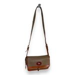 Dooney & Bourke Dooney & Bourke Taupe Brown Purse Handbag Tote All Weather Leather USA Vintage Photo 3
