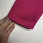 Lands' End Women’s Lands’ End Polo Tunic Top Pink Contrast Collar Long Sleeve Size M Photo 2