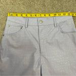 Naked Wardrobe  Faux Leather Croc Straight Leg‎ Pants Lavender Purple S Photo 6