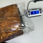 RF Textiles Gold Brown Kimono Blazer Open Cardigan Women's Size 0 Tribal Photo 9