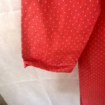 Oversized Long Rain Poncho Full Zip Polka Dot One Size Pink Size undefined Photo 4