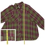 BDG Urban Outfitters Lachlan Flannel Button-Down Shirt - Green Multi - Small Photo 5