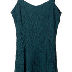 All that jazz ‎ Green Lace Mini Length 90s Vintage Dress Size 11/12 Photo 0