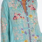 Johnny Was heavily embroidered “Albee” blouse NWT Photo 0