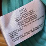 Vintage Y2K Fairy Boho Indie Teal Crochet Lace Sheer Henley Cami Top Size Large Green Photo 6