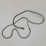 Pewter Gray Women’s Medium Skinny Leather Casual Wrap Belt Black Photo 5