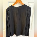 Greylin  Miriam Pouf Sleeve Inset Trim Blouse size Small Photo 10