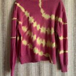 Urban Outfitters Outfitter Top Sweater Women Size Medium Pink Tie Dye Pullover Shirt Photo 3