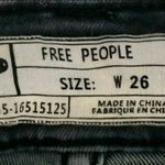 Free People We The Free W26 High Rise Black Flare Retro Boho Grunge Photo 6