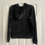 H&M  Velour hooded zip up sweat jacket Women’s Size Medium Photo 4