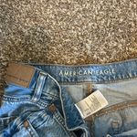 American Eagle Outfitters Light Blue Distressed Jean Shorts Photo 3