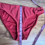 Calia Cut Out Bikini Bottoms Womens Size M Rust Orange Low‎ Medium Coverage Photo 3