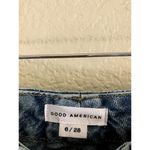 Good American '90s Duster Straight Leg Jeans In Blue950 6/28 NWT Photo 10
