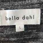 Bella Dahl Charcoal Gray Soft Knit T-shirt Midi Dress Size Large Cozy Gray Dress Photo 7