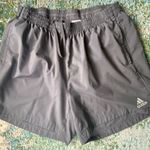 Adidas gray logo running shorts, size large Photo 0