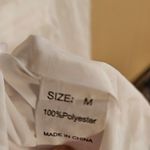 White Lace Swiss Dot Cottagecore Medium Blouse Photo 3