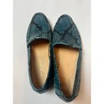 Ann Mashburn  Blue Green Python Loafers Sz. 36 Made in Italy (US 5.5) Photo 1