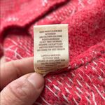 Free People  Red Fair Isle Cowl Neck Sweater Women’s M Wool Blend Winter Photo 6