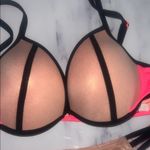 Victoria's Secret VS Hot pink/Black/ Rose Gold Women's Bikini Set 36B/M Photo 2